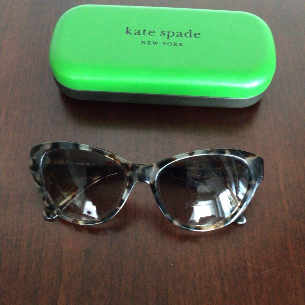 Kate Spade Della Brown Tortoise Cateye Sunglasses